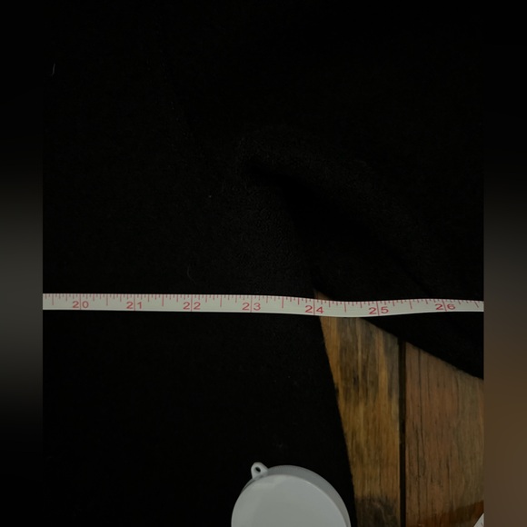 Geiger woman’s boiled wool coat black size 44 /large US - Picture 7 of 10